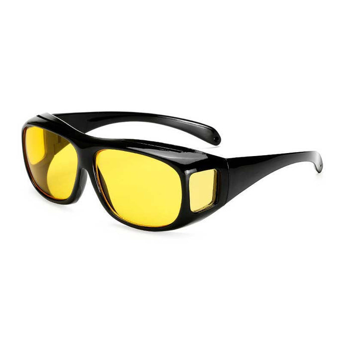 Night Driving Glasses Yellow Lens Sun glasses HD Night Vision Goggles Male Retro Multi-function