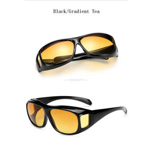 Night Driving Glasses Yellow Lens Sun glasses HD Night Vision Goggles Male Retro Multi-function