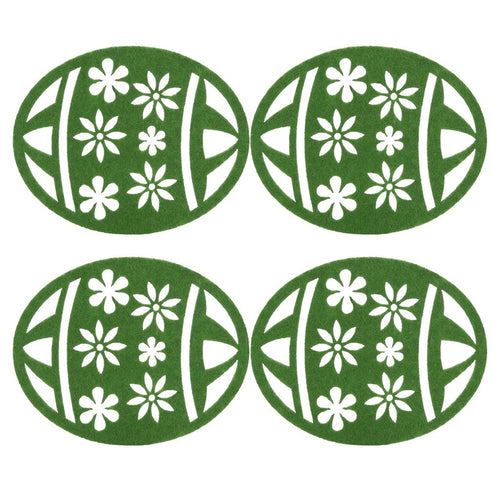 Easter Coffee Table Water Easter Egg Coaster Insulation Pad Coaster Doily