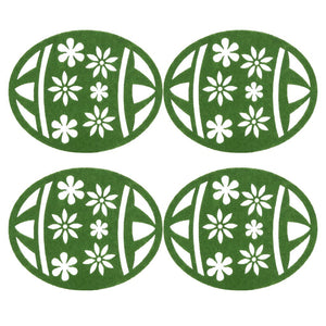 Easter Coffee Table Water Easter Egg Coaster Insulation Pad Coaster Doily