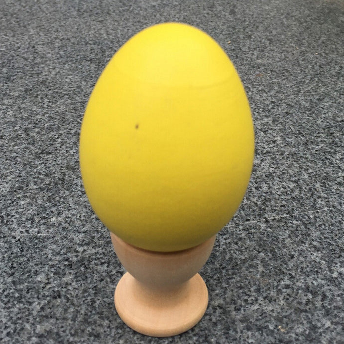 Kids DIY Painting Wooden Color Egg Toy Easter Egg Education Toys Gift